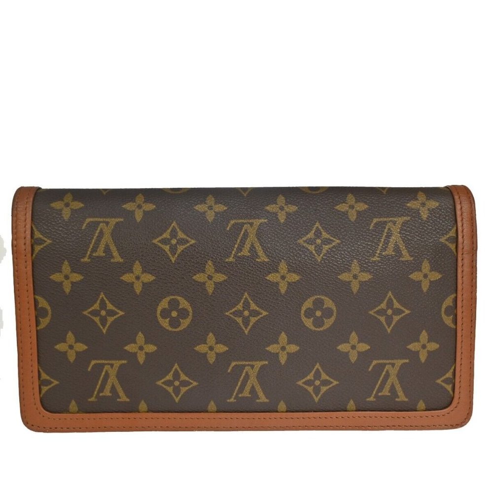 LOUIS VUITTON Pochette Dam PM Clutch Hand Bag Monogram Leather BN M51812 77KA018 - Picture 3 of 16